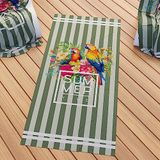 PETTI Artigiani Italiani - Strandlaken van microvezel, strandlaken of zwembadhanddoek, strandlaken voor strandstoelen, groot strandlaken 90 x 180 cm, 100% Made in Italy, Summer Time