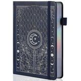 TIEFOSSI Bullet Dotted Notitieboekje, 160 g/m² Genummerd dik papier, A5 Hardcover Notitieboekje met Stippenraster voor Vrouwen Mannen Werk Schrijven, Tekenen