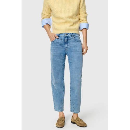 MAC BOBBIE straight leg jeans medium blue denim