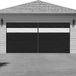 Isolatieset voor garagedeuren, 274 x 218 cm, noir