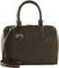FURLA Olivia M Boston Handtas Schoudertas Leer Muddy Gray Taupe
