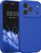 kwmobile telefoonhoesje geschikt voor Apple iPhone 17 Pro - TPU backcover met siliconen coating - Smartphone case in Baltisch blauw
