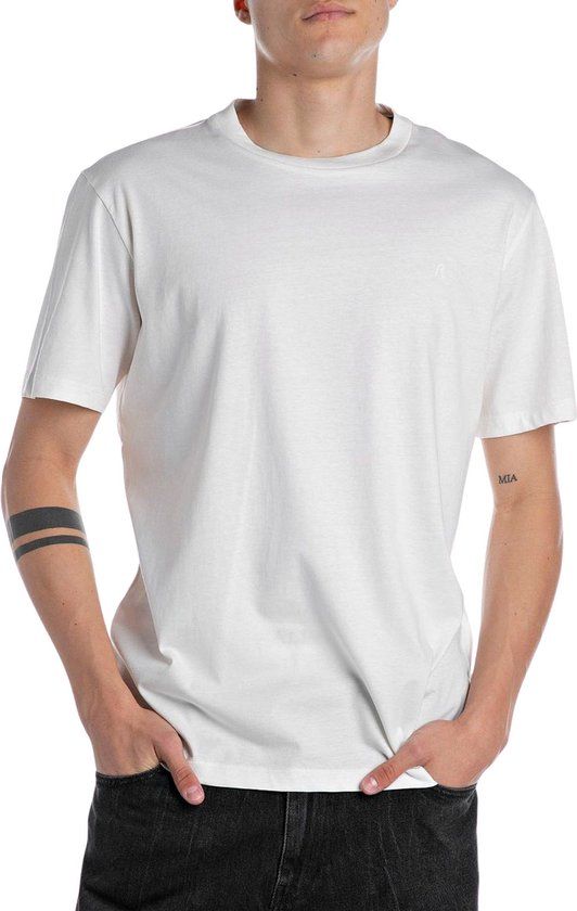 Replay T-shirt Heren Wit XXL