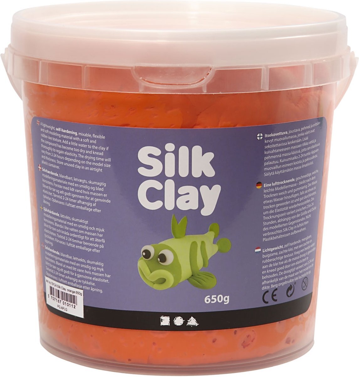 Silk Clay oranje 650 gr