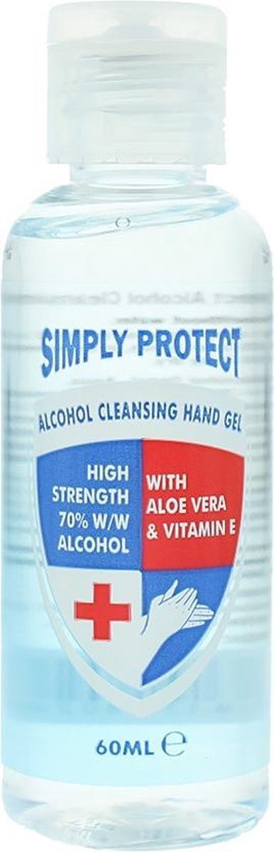 Simply Protect Alcohol Cleansing Hand Gel 60ml