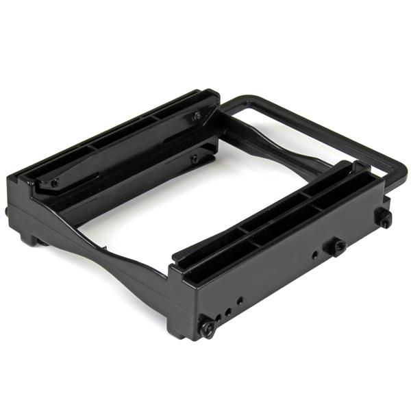 StarTech.com Dubbele 2.5" SSD/HDD montagebeugel voor 3.5” schijfstation - Zwart
