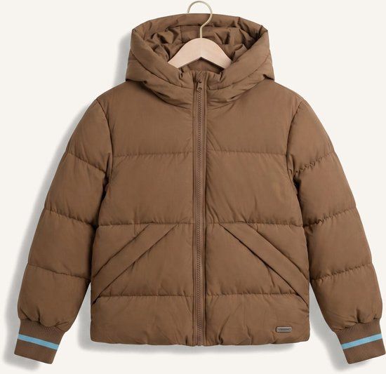 Vingino Tyva Puffer Winterjas Meisjes - Bruin - Maat 140
