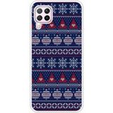 P40 Lite Blue Christmas Sweater Beschermende siliconen hoes