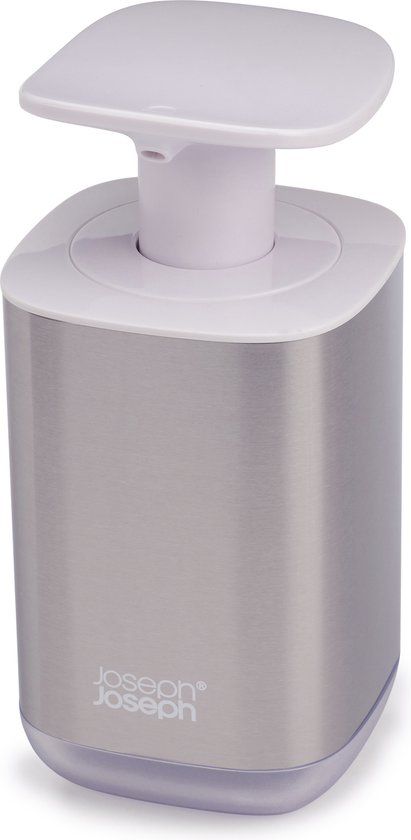 Joseph Joseph Presto Steel Zeepdispenser - Wit - Kunststof - 16 cm