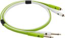 NEO by Oyaide d+ Stereo Cinch/2x6,3mm jack kabel, Class B, 1,0m lengte - Kabel voor DJs