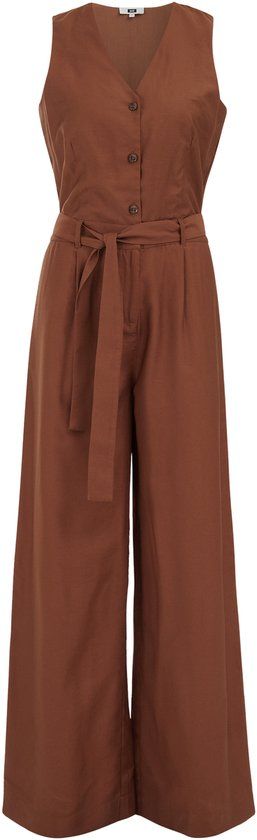 WE Fashion Dames jumpsuit met ceintuur