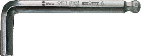 Wera 950 PKS Stiftsleutel, Metrisch, Verchroomd, Hex-Plus, 3.0 mm