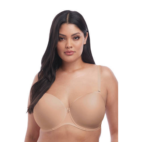 Elomi Elomi +size voorgevormde strapless beugelbh Smooth beige