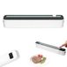 Distributeur de film alimentaire distributeur de film fraîcheur distributeur de film aluminium - ABS - Bidirectionnel - 36 x 5 x 7 cm - Avec ventouse pour réfrigérateur et carrelage