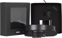 BOSS Leren riem Gomero Gb35 Leather Belt W115 Black
