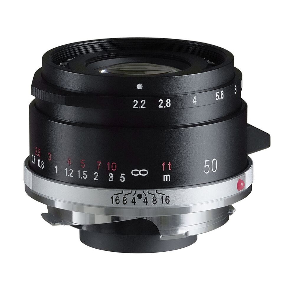 Voigtländer Color-Skopar 50mm F/2.2 VM Mount - Zwart