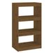vidaXL Boekenkast/kamerscherm 60x30x135,5 cm grenenhout honingbruin