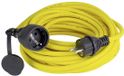 AS Schwabe Verlengkabel 10 m - 230 V, 16 A geaarde stekker - outdoor stroomverlengkabel - verlenging voor buiten - K35 AT-N07V3V3-F 3G2,5 - IP44 - Made in Germany, geel, 60345