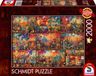 Schmidt - Puzzle - Heerlijke tijd, op reis met boeken en wijn - 2000 stukjes