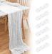 Solidchoice - Carré de mousseline - Chemin de table réutilisable pour mariages