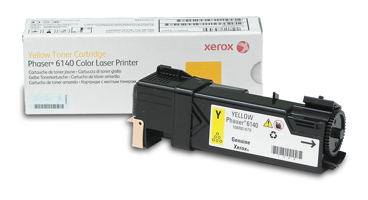 Xerox Phaser 6140, standaard tonercartridge, geel (2.000 pagina's)