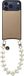 AVY Leren Hoesje Geschikt voor Apple iPhone 17 Pro Max | Compatibel met MagSafe | Leather Case met Telefoonkoord | Polsbandje | Beige | Cupid Pearl