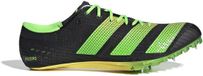 ADIDAS ADIZERO FINESSE - Pointes de sprint - Noir essentiel Jaune rayonnant Vert solaire - 43 1/3