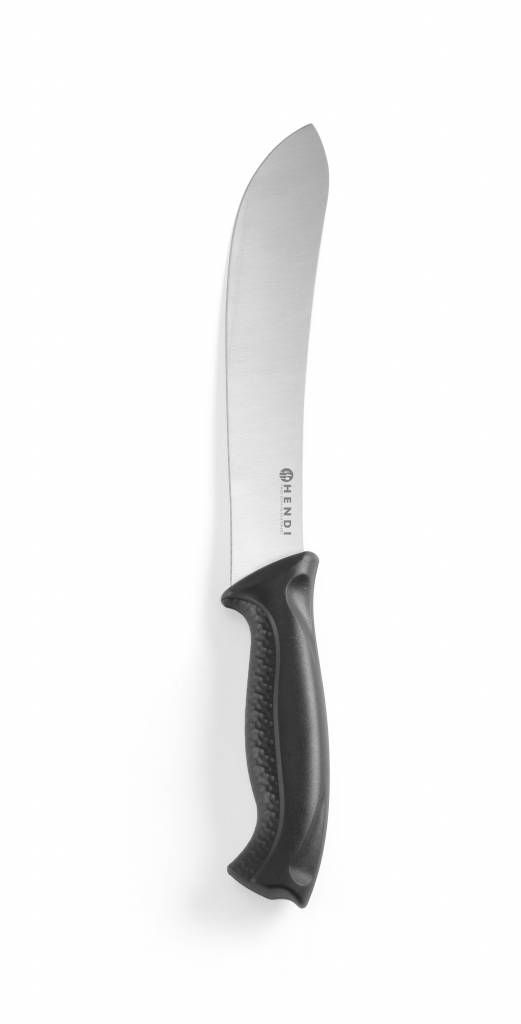 Hendi RVS HACCP Slagersmes - 38 cm - lemmet 25 cm - dikte 2,5 mm