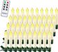 Monzana LED Kaars Kerstverlichting – 40 Stuks voor Kerstboom – Warm Wit