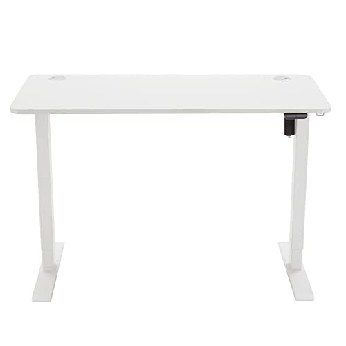 Movian Amazon-merk - elektrisch in hoogte verstelbaar staand bureau, wit - 120 x 60 cm