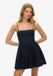 Superdry Minicami-robe avec broderie Femme Robes Eclipse Navy Broderie