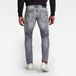 G-Star 3301 Slim Hommes Jean 31/34 Sun Faded Glacier Grey Coton