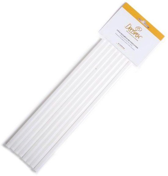 Decora Set van 8 plastic dowel rods / plugstangen - 8mm