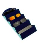 HAWKERS Etui voor 2 en 4 brillen, harde etui voor reizen, magneetsluiting