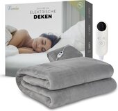 Vonia Elektrische Warmtedeken - 160 x 120 cm - 120W - Grijs