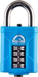Squire CP40S Hangslot Cijferslot RVS Beugel 40 mm Blauw