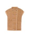 Le Temps Des Cerises Bodywarmer 'Fuji' donkerbeige
