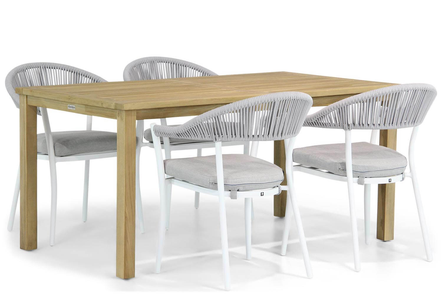 Santika Furniture Santika Vivian/Weston 160 cm dining tuinset 5-delig