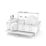 simplehuman KT1198 Afdruiprek Tafelblad Wit Roestvrijstaal