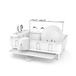 simplehuman KT1198 Afdruiprek Tafelblad Wit Roestvrijstaal