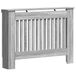 vidaXL Radiatorafdekking Grijs Sonoma 112 x 19 x 81,5 cm Bewerkt hout