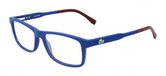 Lacoste L2876 Lunettes De Vue Homme Bleu Rectangles 55mm