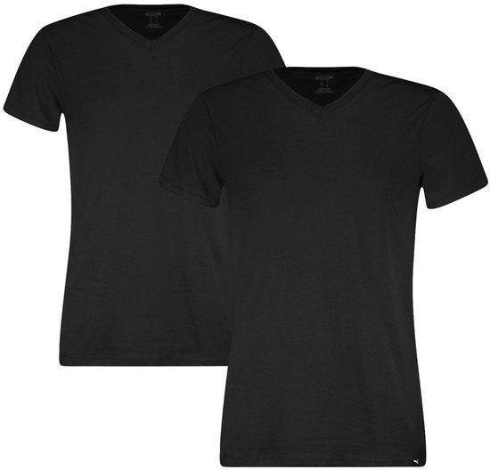 Puma Heren Everyday T-shirt 2 Pack Zwart Maat M