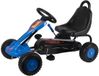 Eddy Toys Skelter Go-Kart voor Kinderen - Trapauto - Pedaalaandrijving - Handrem & Stevig Metalen Frame