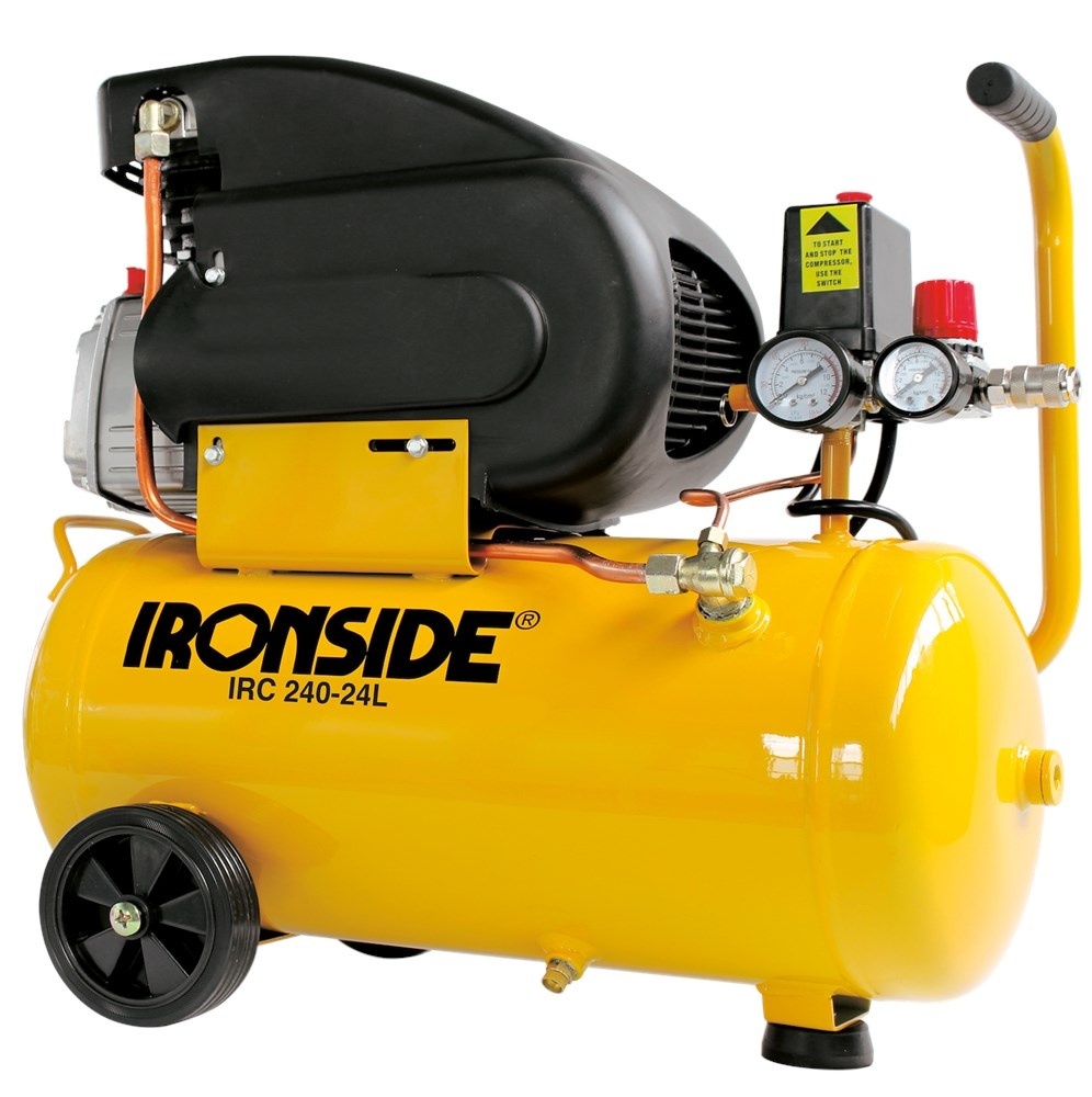 Ironside Mobiele compressor 24L - 8B - 1881103