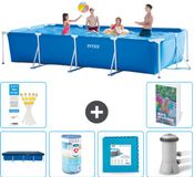 Intex Rechthoekig Frame Zwembad - 450 x 220 x 84 cm - Blauw