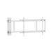KIMEX - Support TV - motorisé - pour écran 32-75 pouces - fixation murale - blanc - 018-8066