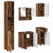 vidaXL Badkamermeubel Set 5 stuks Oud hout 61 x 35 x 64 cm