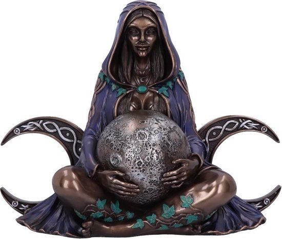 Nemesis Now Drievoudige Maan Godin Bronzen Standbeeld 36cm