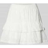 Vero Moda Rok VMTRINE Mid waist Korte rok - Biologisch katoen - Maat L - Wit